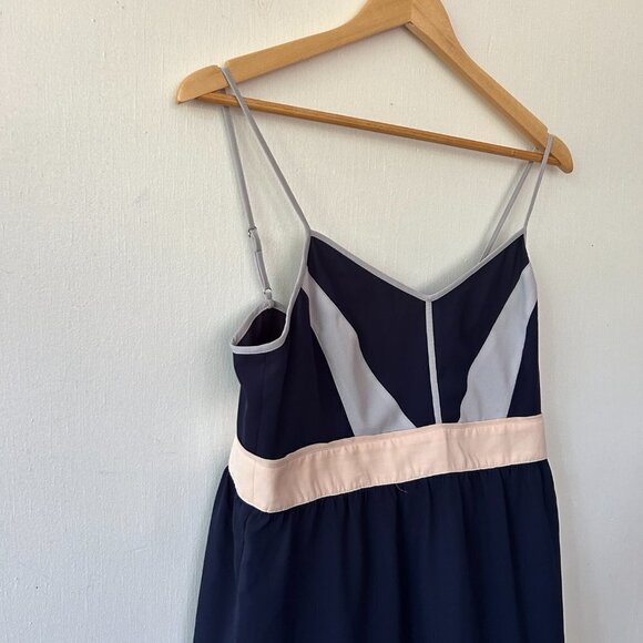 41 Hawthorn Coquette Camisole Womens Medium Color Block Tank Side Zip V-neck - Picture 2 of 6